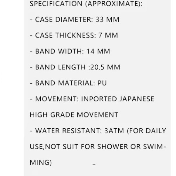 *HP* Mother of Pearl Starry Sky Watch - Picture 4 of 4